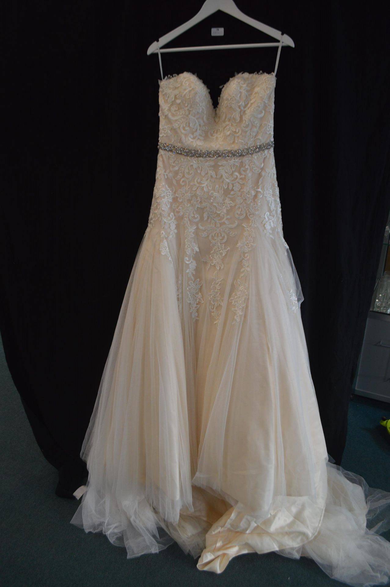 Wedding Dress in Champagne by Victoria Kay Size: 16