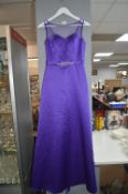 Evening Dress in Violet by Kenneth Winston for Private Label Size: S (4)