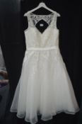 Ivory Wedding Dress by Ella Rosa for Private Label Size: 16/18