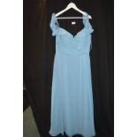 Prom Dress in Blue Jay by Kenneth Winston Size: 16