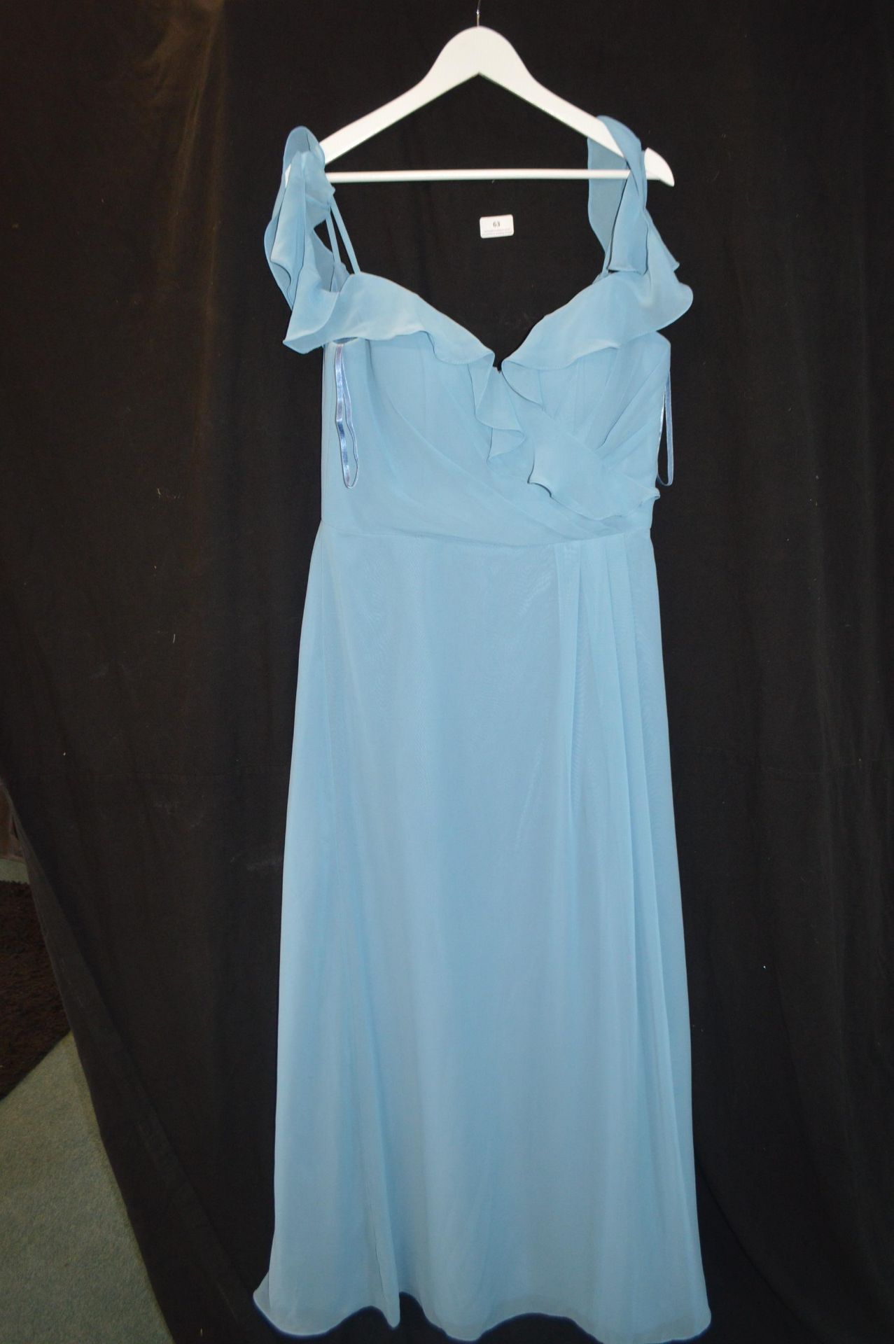 Prom Dress in Blue Jay by Kenneth Winston Size: 16