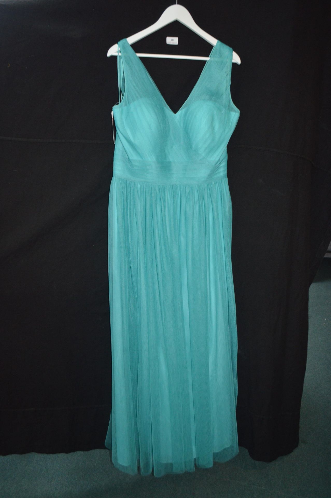Prom Dress in Jade by Kenneth Winston for Private Label Size: 20