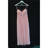 Prom Dress in Flamingo Pink by Kenneth Winston Size: 12