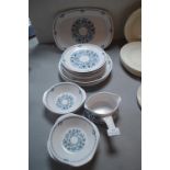 Noritake Blue Moon Pattern Tableware 15pcs