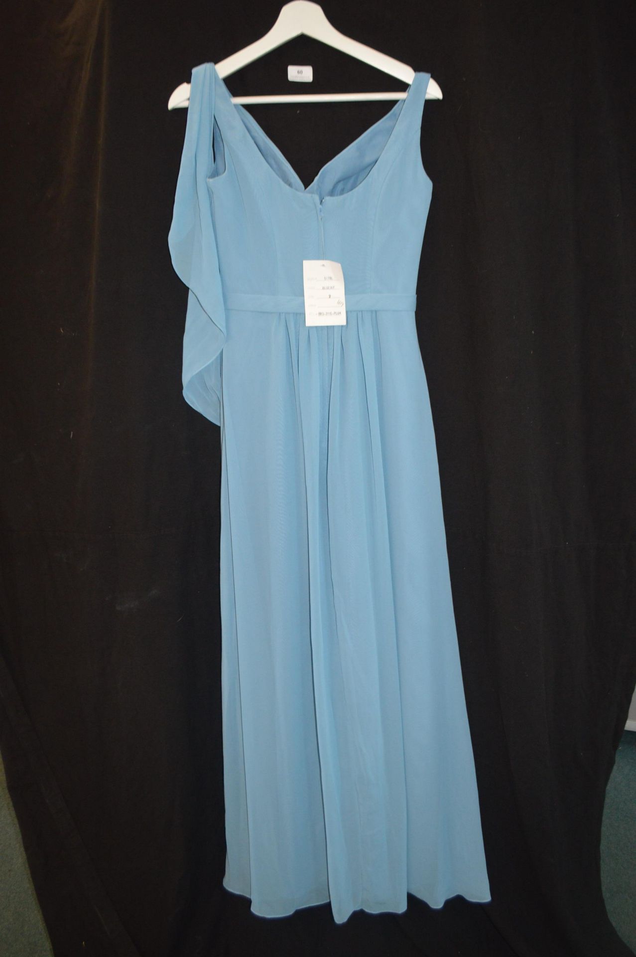 Prom Dress in Blue Jay by Kenneth Winston for Private Label Size: 2 - Image 2 of 2