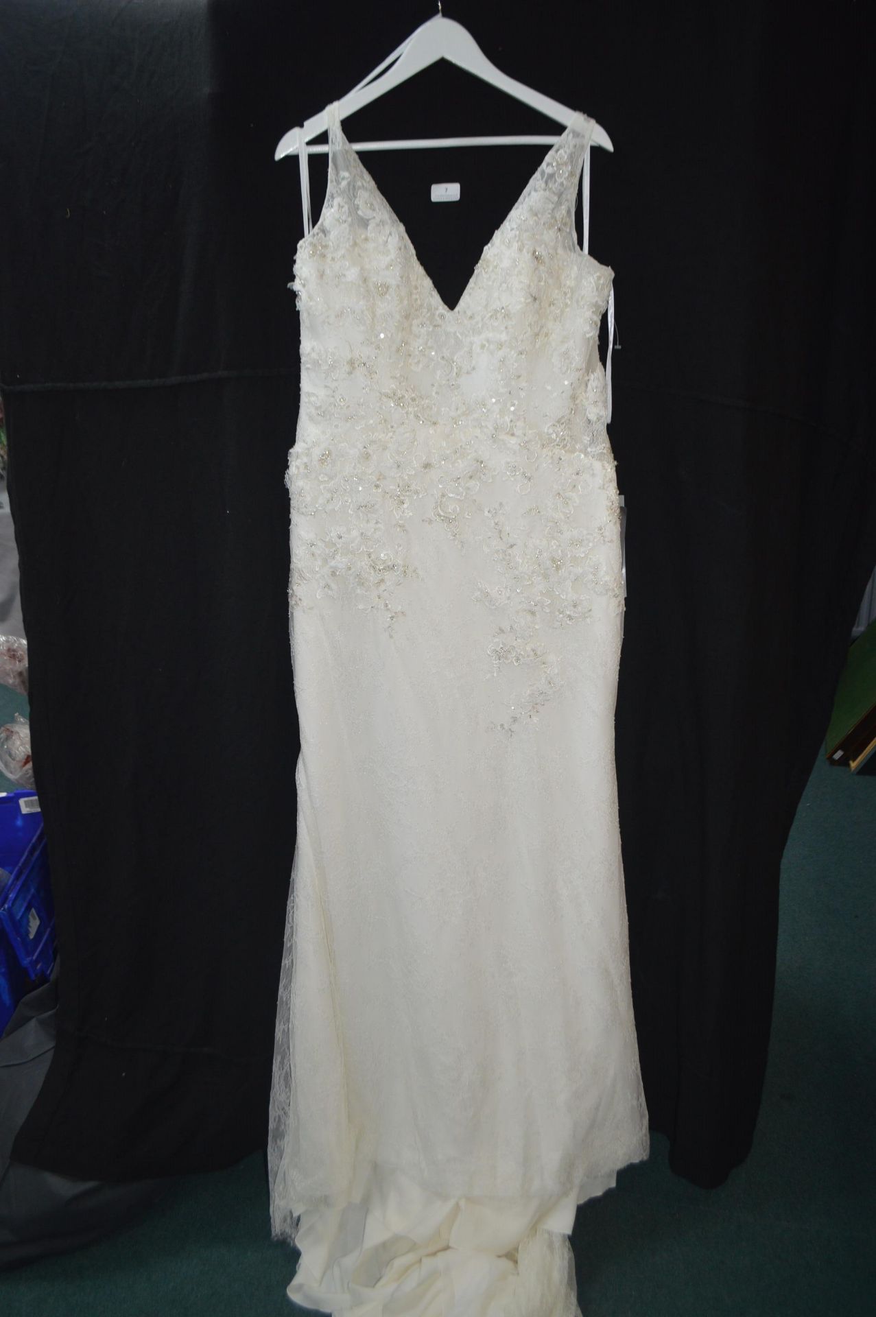 Randy Fenoli Ivory Wedding Dress Size: 18