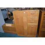 1960's Single Wardrobe and Matching Blanket Box