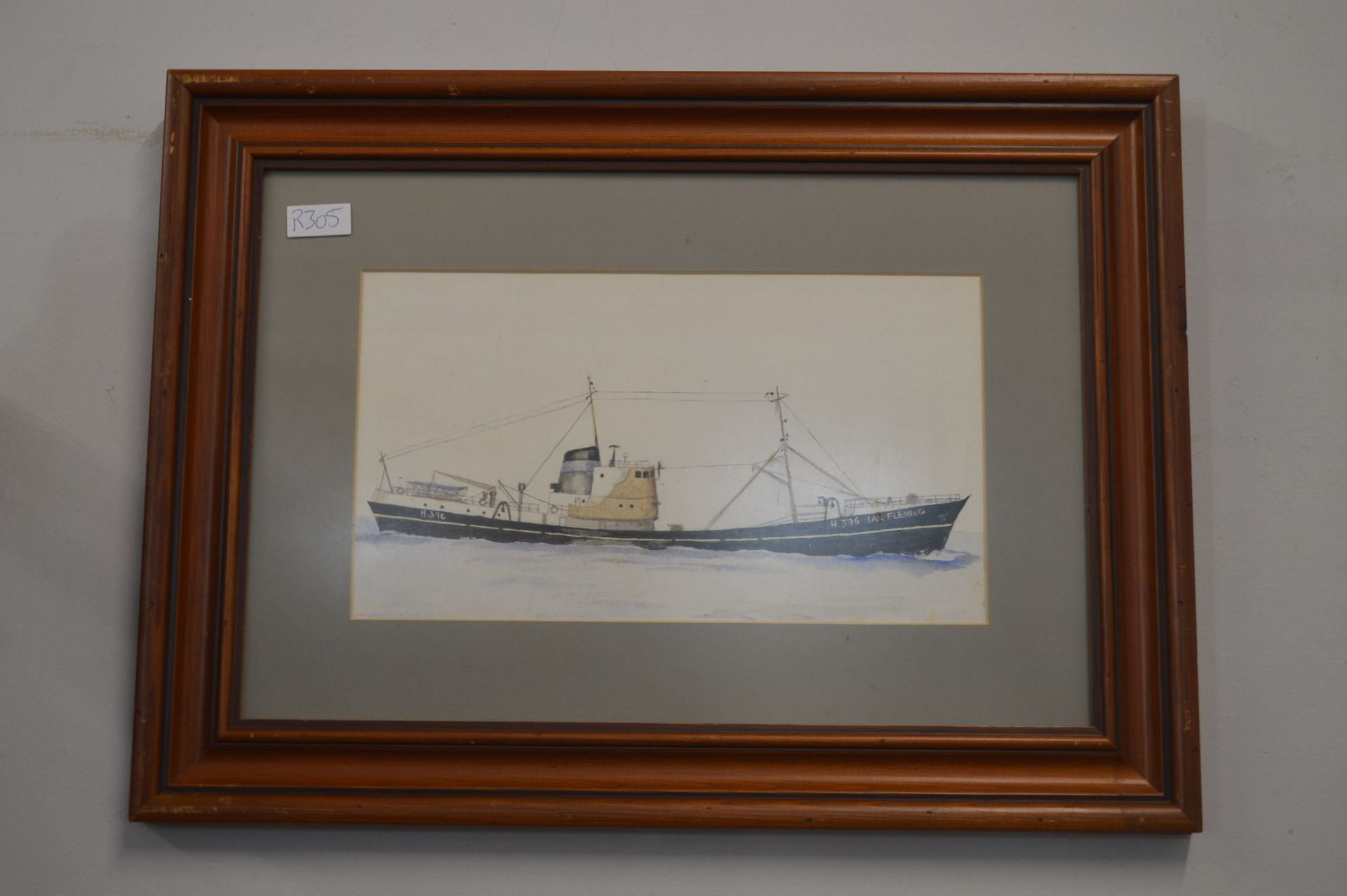 Two Hull Trawler Watercolours - Image 3 of 3
