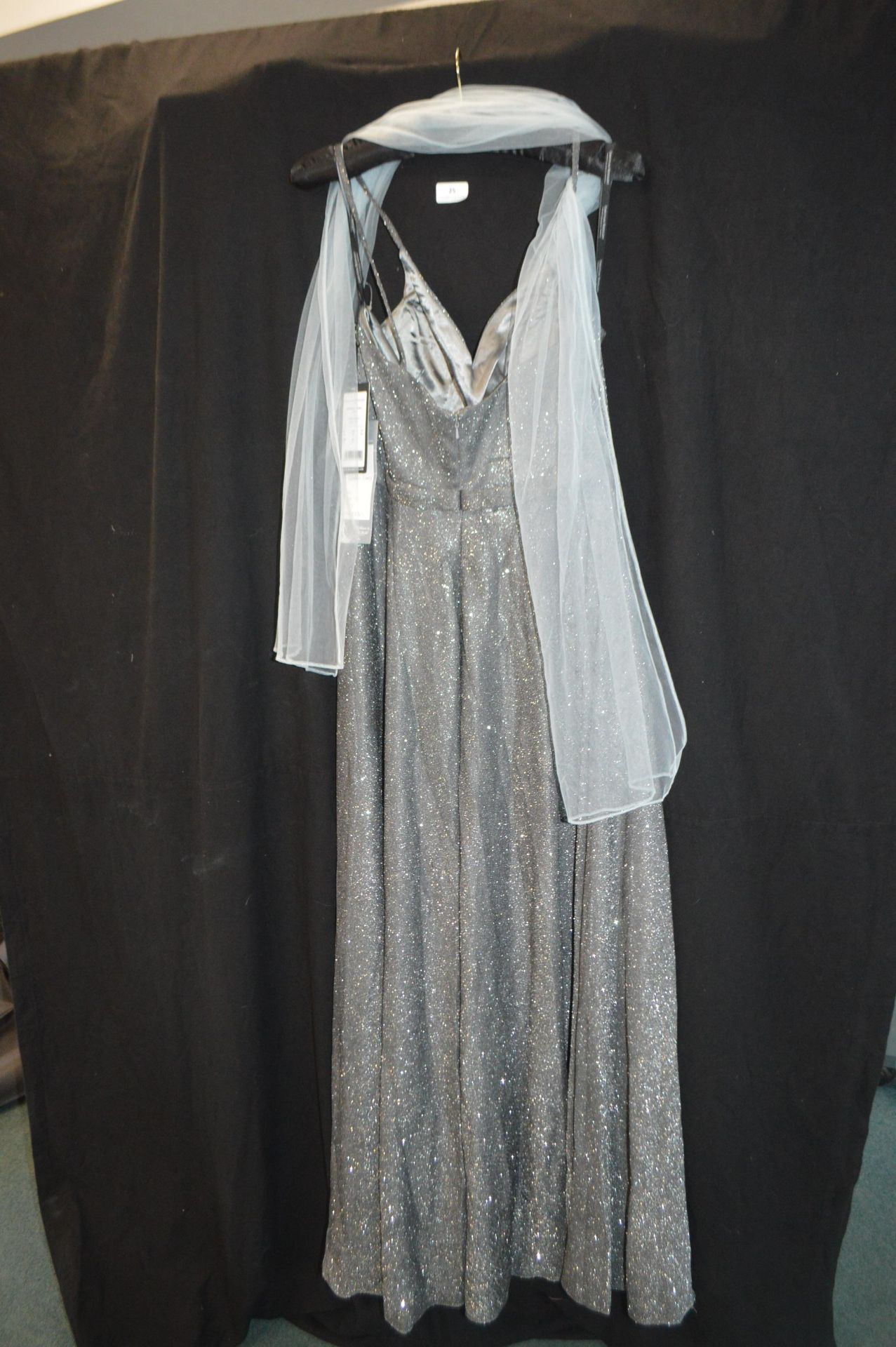 Prom Dress by Cristian Koehlert in Glitter Grey Size: 12 - Image 3 of 3