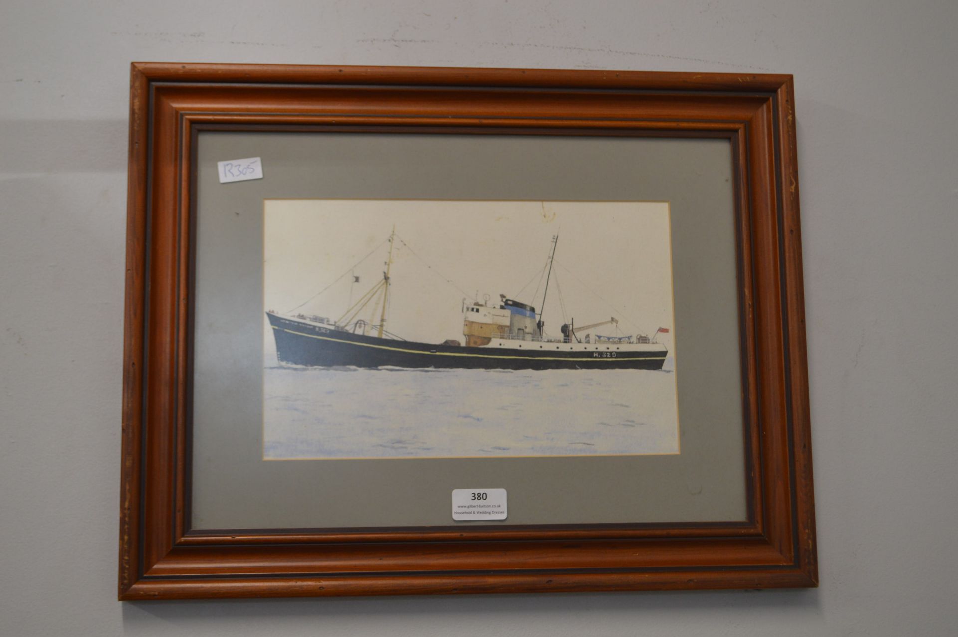 Two Hull Trawler Watercolours - Image 2 of 3