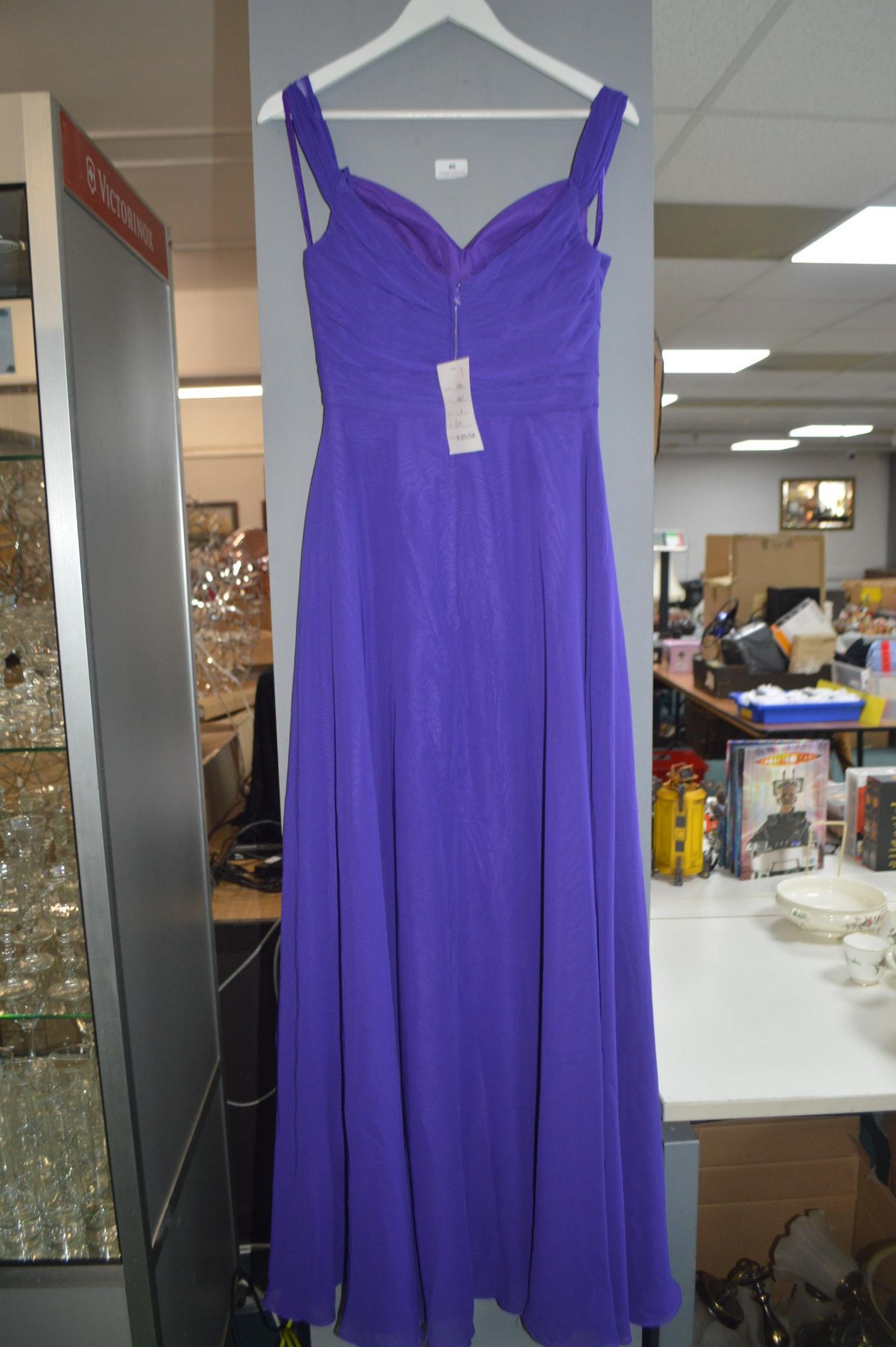 Evening Dress in Violet by Kenneth Winston for Private Label Size: 4 - Image 2 of 2