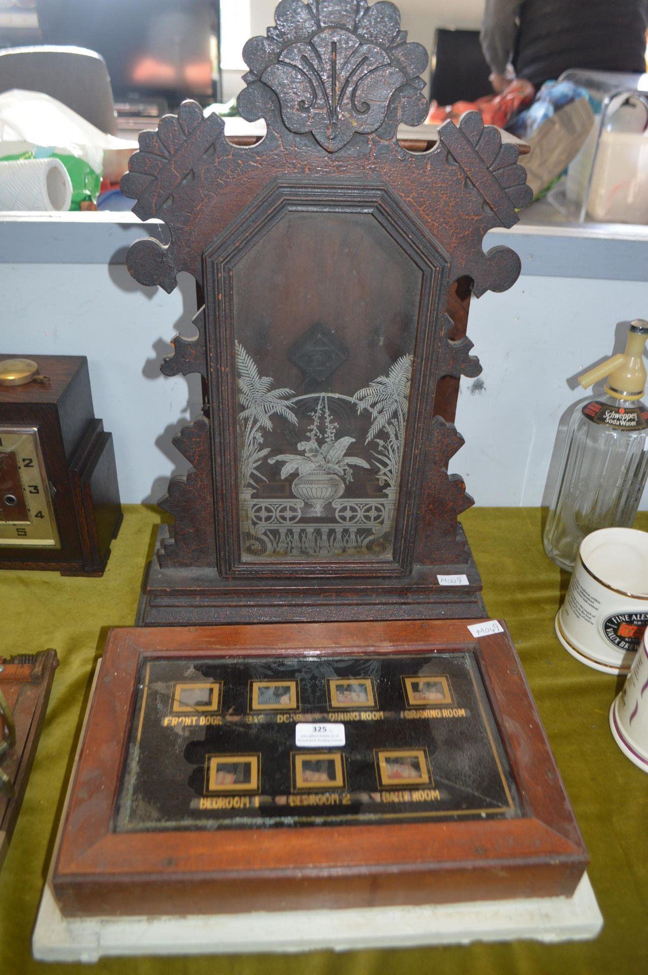 Two Vintage Clock Cases and a Servant Alarm for Sp