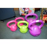 *Five Everlast Kettlebells