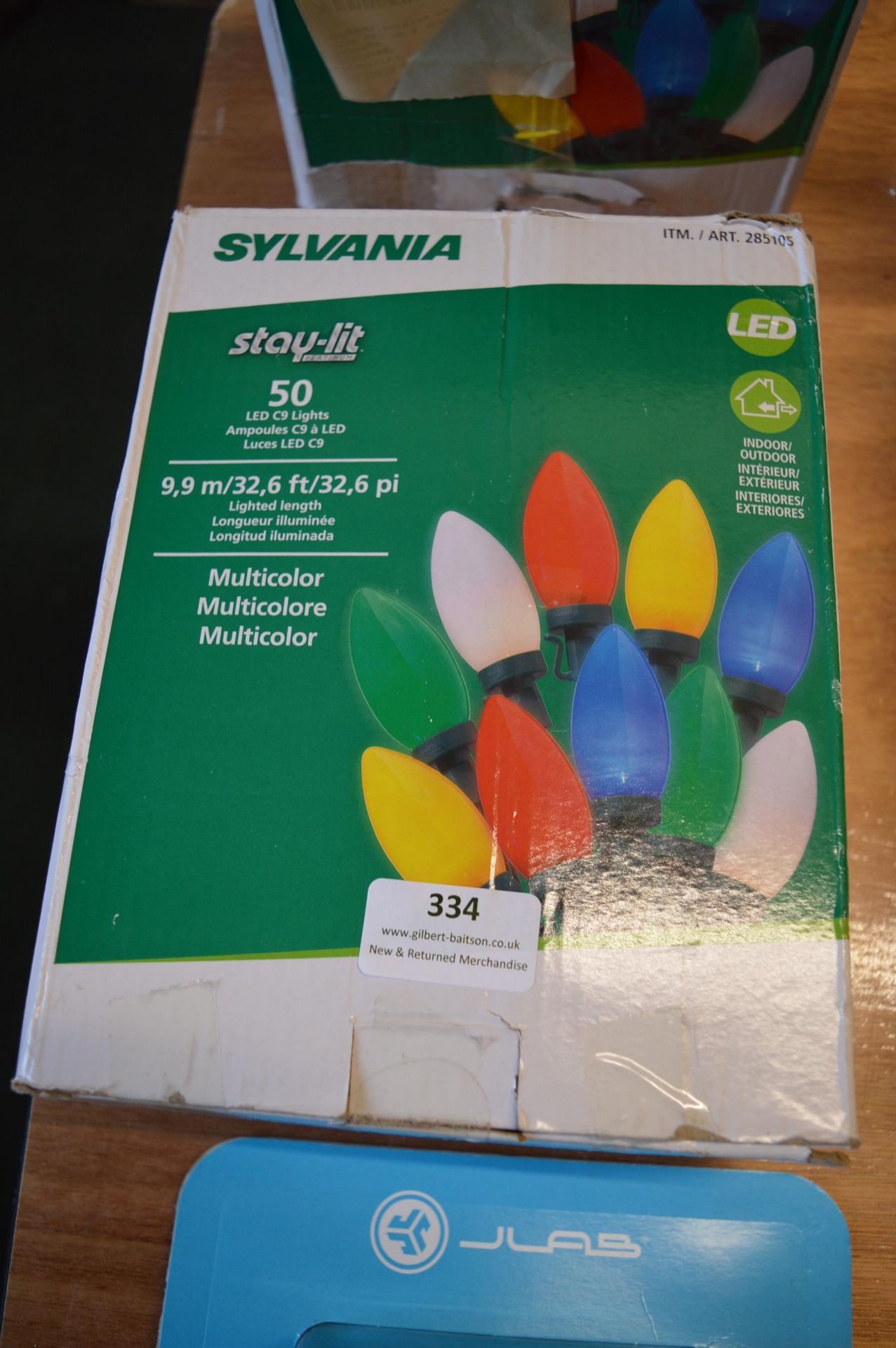 *Sylvania Stay Lit 50 Multi Colour 9.9m String Lig