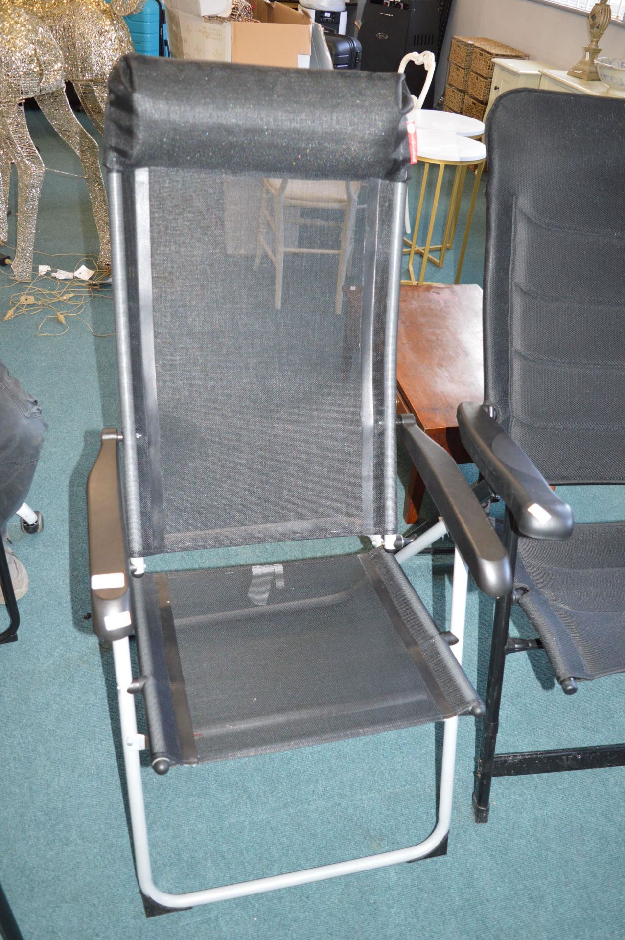 *CPL Folding Mesh Chair