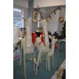 *Christmas Deer Family LED Display (unboxed)