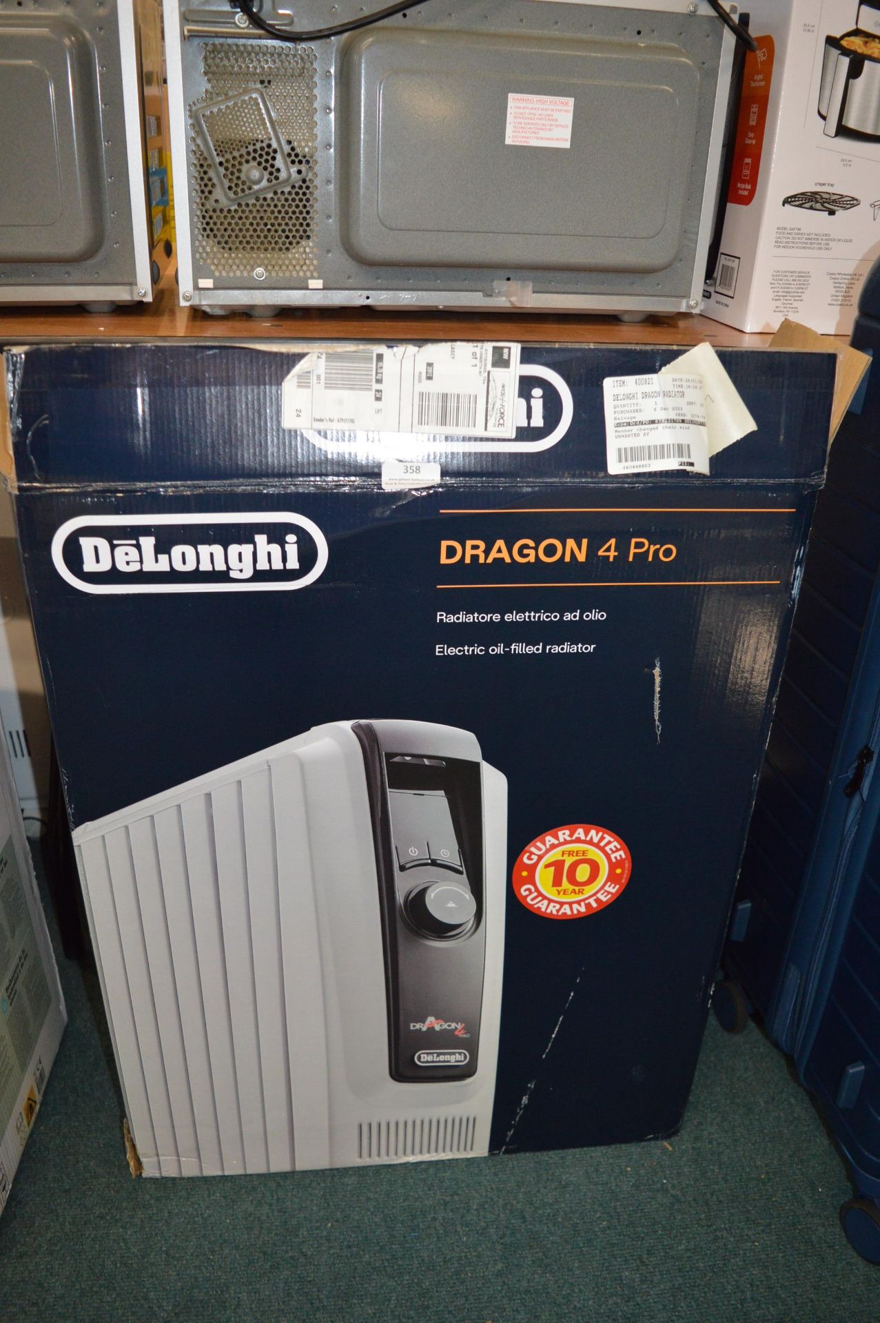 *Delonghi Dragon 4 Pro Electric Oil Filled Radiato