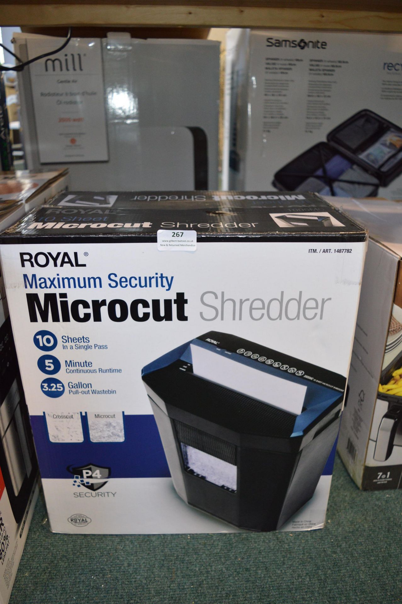 *Royal Ten Sheet Micro Cut Shredder