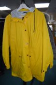 *Weatherproof Hooded Yellow Jacket Size: L