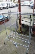 *Three Metal Clothes Rails