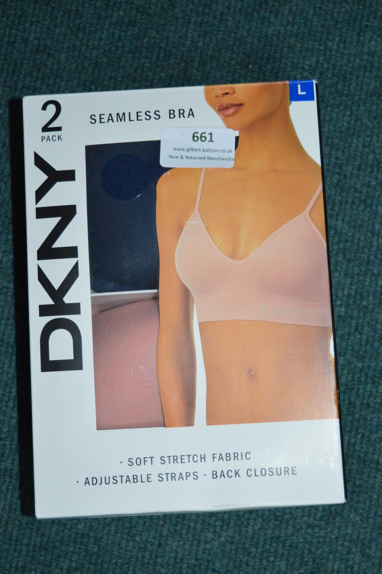 *DKNY Seamless Bra 2pk Size: L