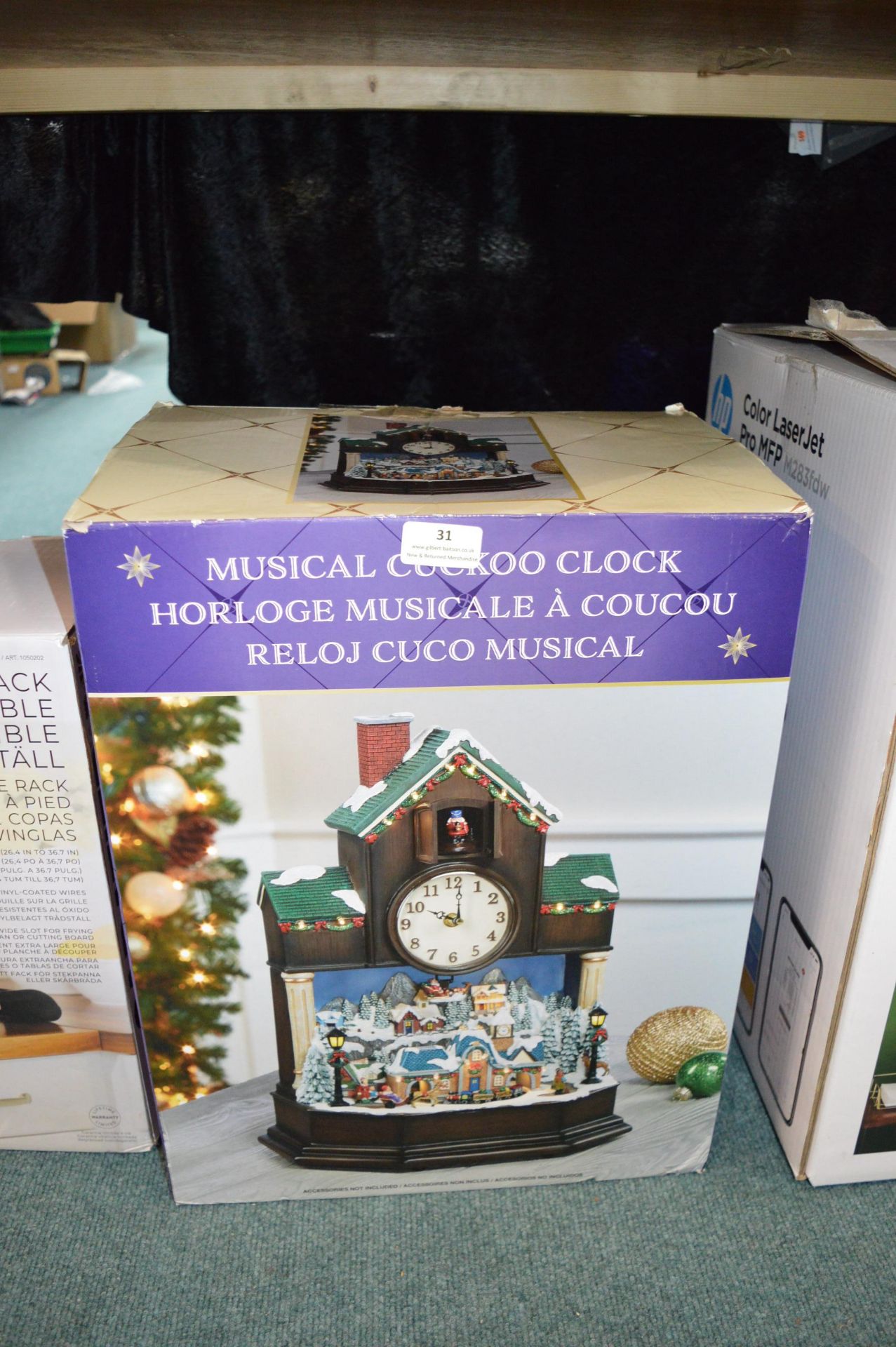 *Musical Christmas Cuckoo Clock