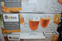 *Mesa 6pc Glass Mug Set