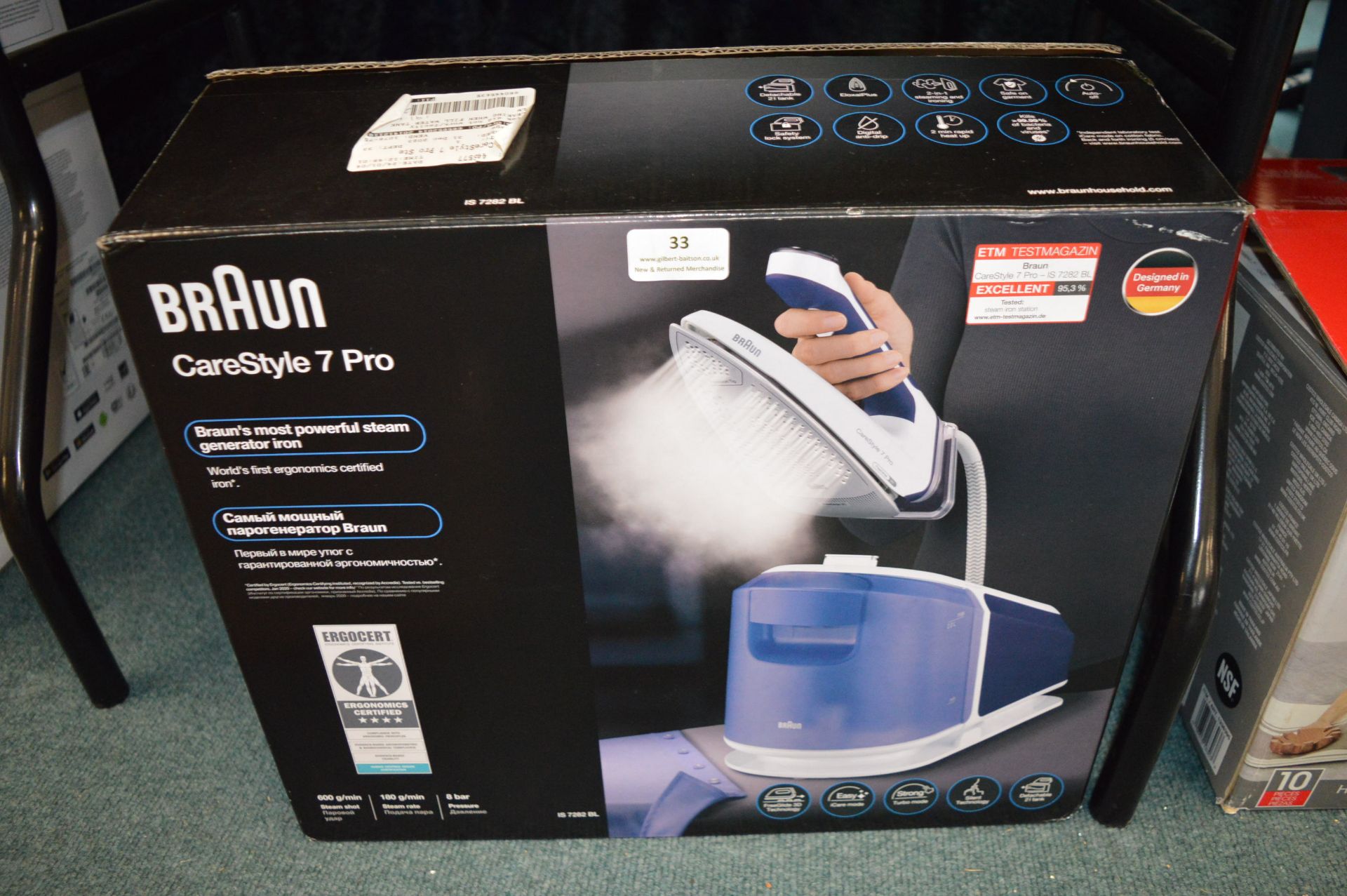 *Braun Care Style 7 Pro Steam Iron