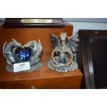 Two Myth & Magic Dragon Figures