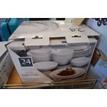 *Mikasa White Porcelain Tableware Set