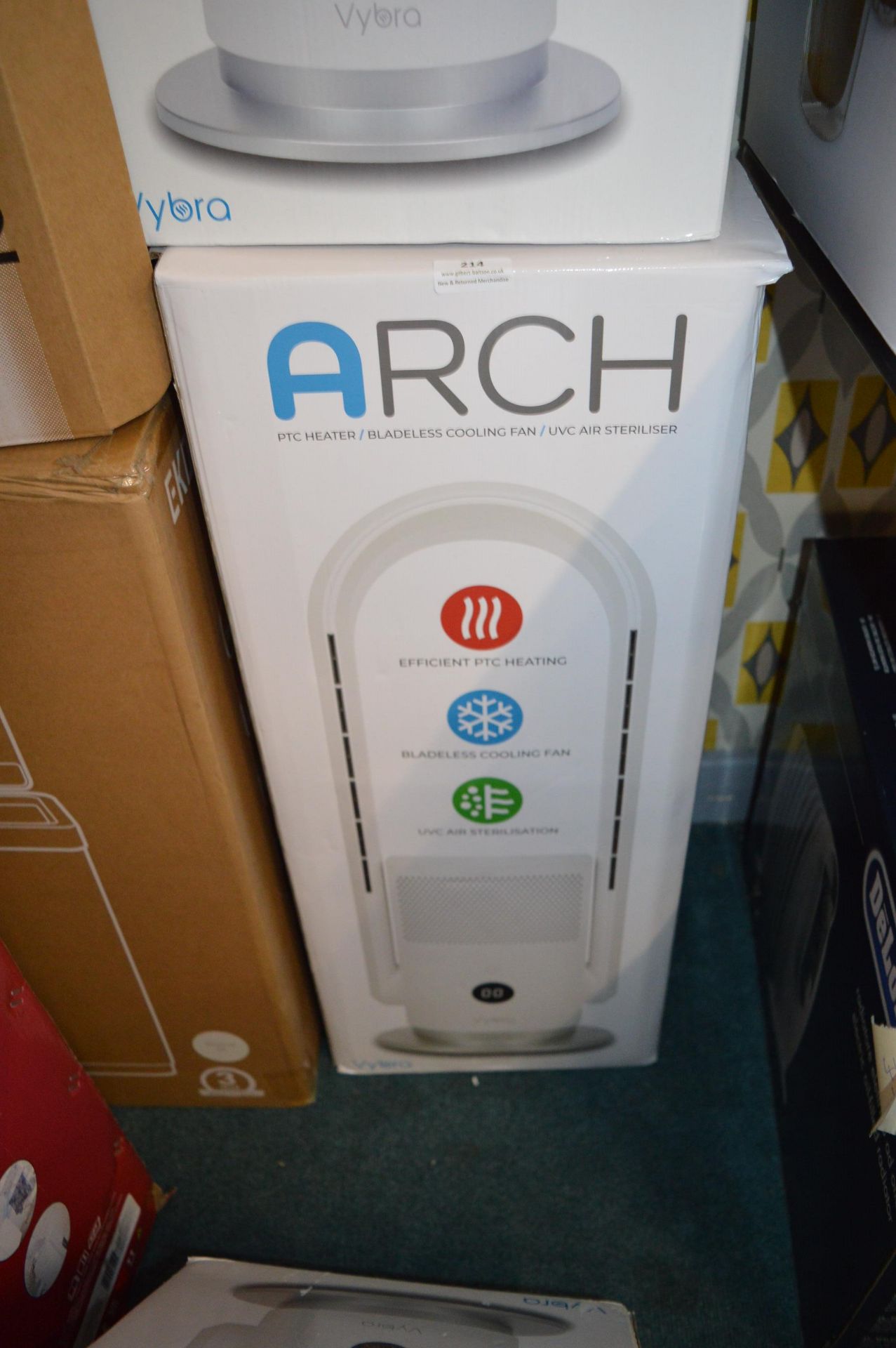 *Vybra Arch Heater/Fan/Air Steriliser