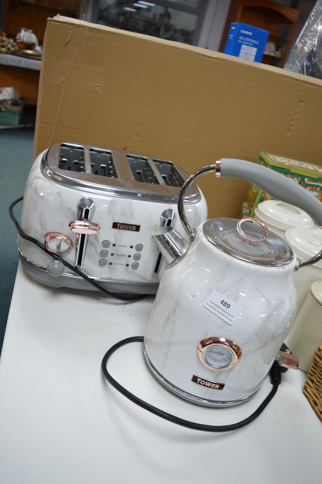 Tower Kettle & Toaster Set
