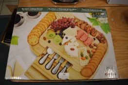 *Carrera Bamboo Cheeseboard Serving Set