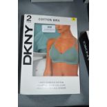 *DKNY Cotton Bra 2pk Size: S