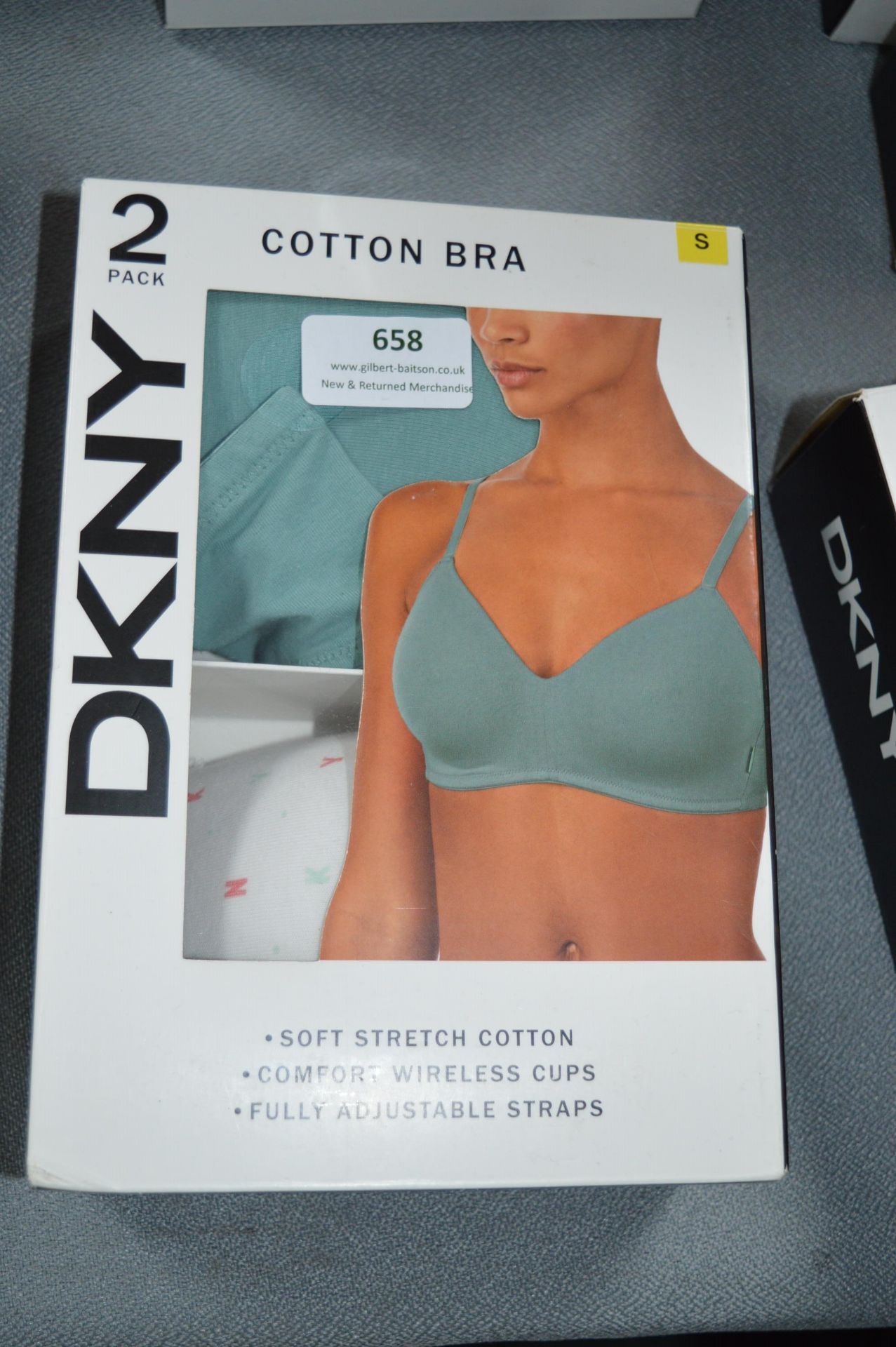 *DKNY Cotton Bra 2pk Size: S