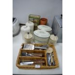 Kitchen Cutlery and Storage Containers