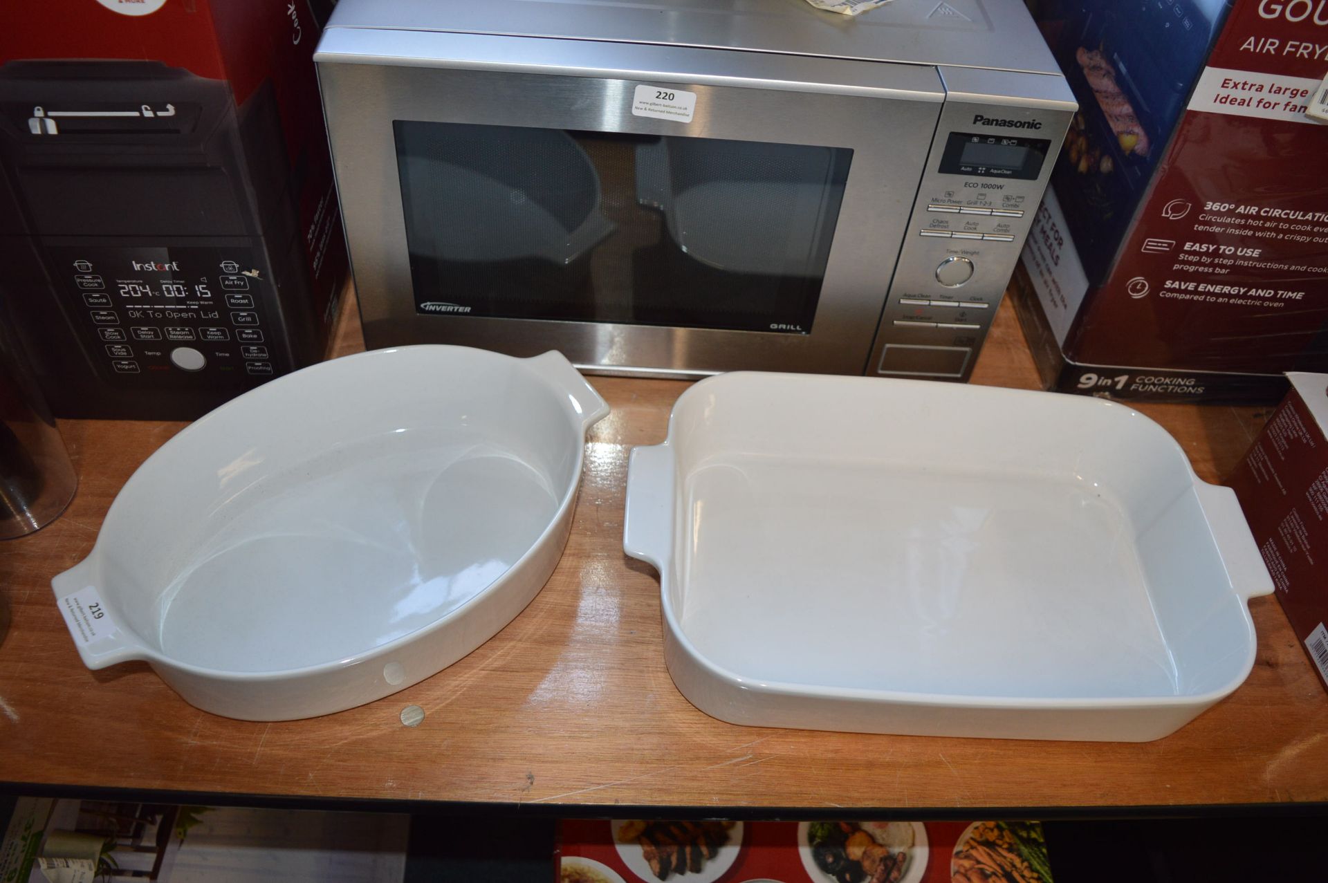 *Over and Back 2pc Ceramic Oven Dish Set