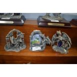 Three Myth & Magic Dragon Figures