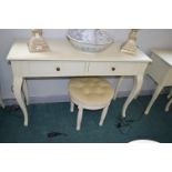 Dressing Table & Stool (matching lot 418)