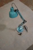 *Two Light Blue Table Lamps