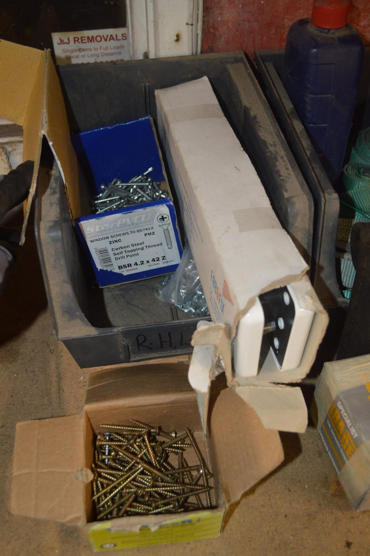 *Four Containers of Various Screws, Letterbox, and an Electrical Back Boxes - Image 3 of 6