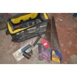 *Stanley Toolbag Including Two Saws, Bolster, Hamm