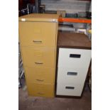 Four Drawer and Three Drawer Filing Cabinet