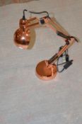 *Copper Effect Table Lamp