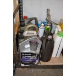 *Mixed Lot to Include Various Oils, Hardhats, Extension Cables, Gloves, etc.