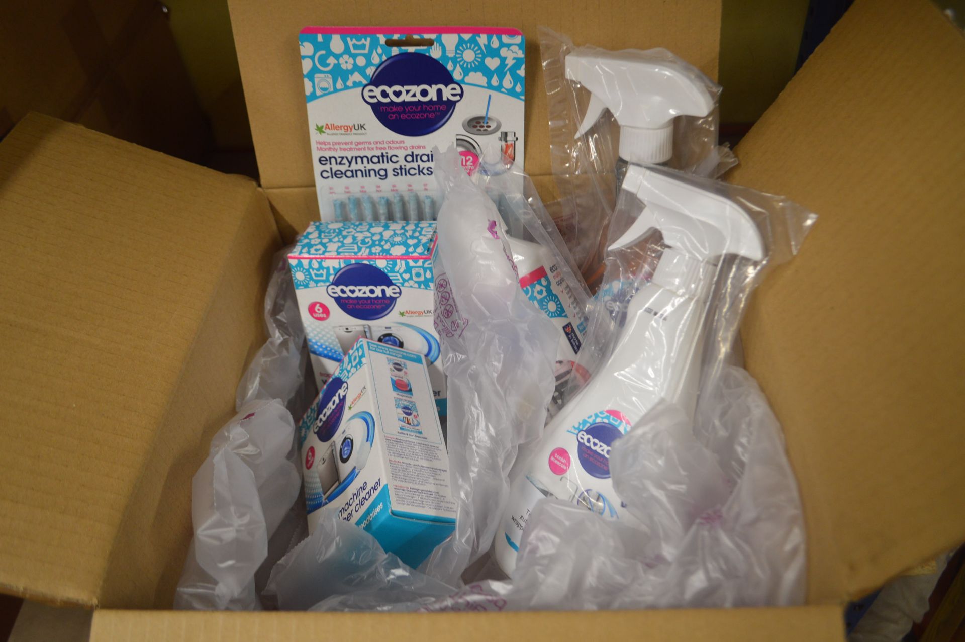 *Two Boxes of Eco Zone Cleaning Products