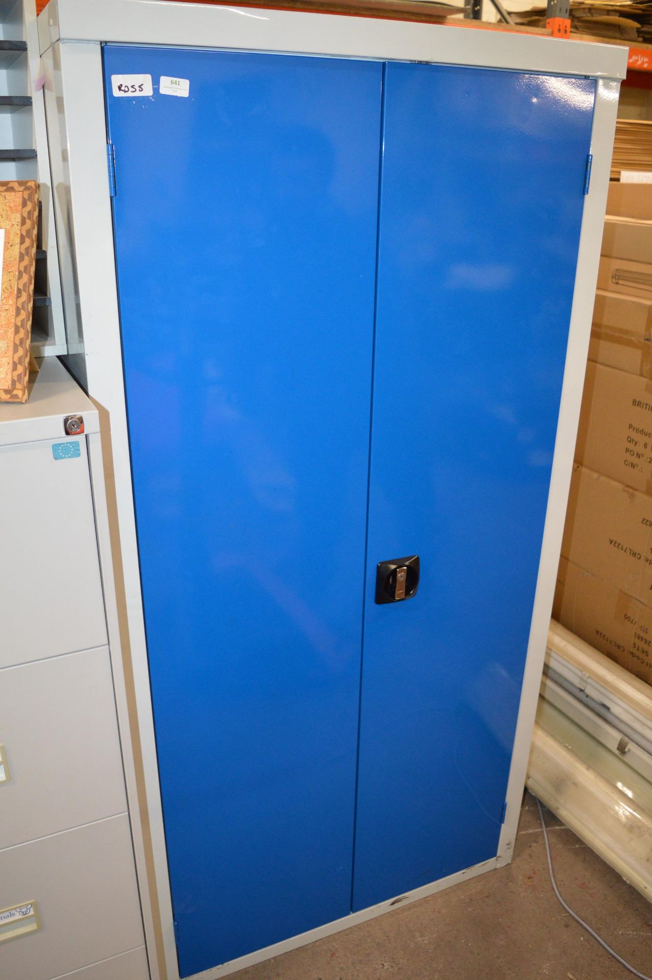 *Set of Two Storage Cabinets 180x90x45cm