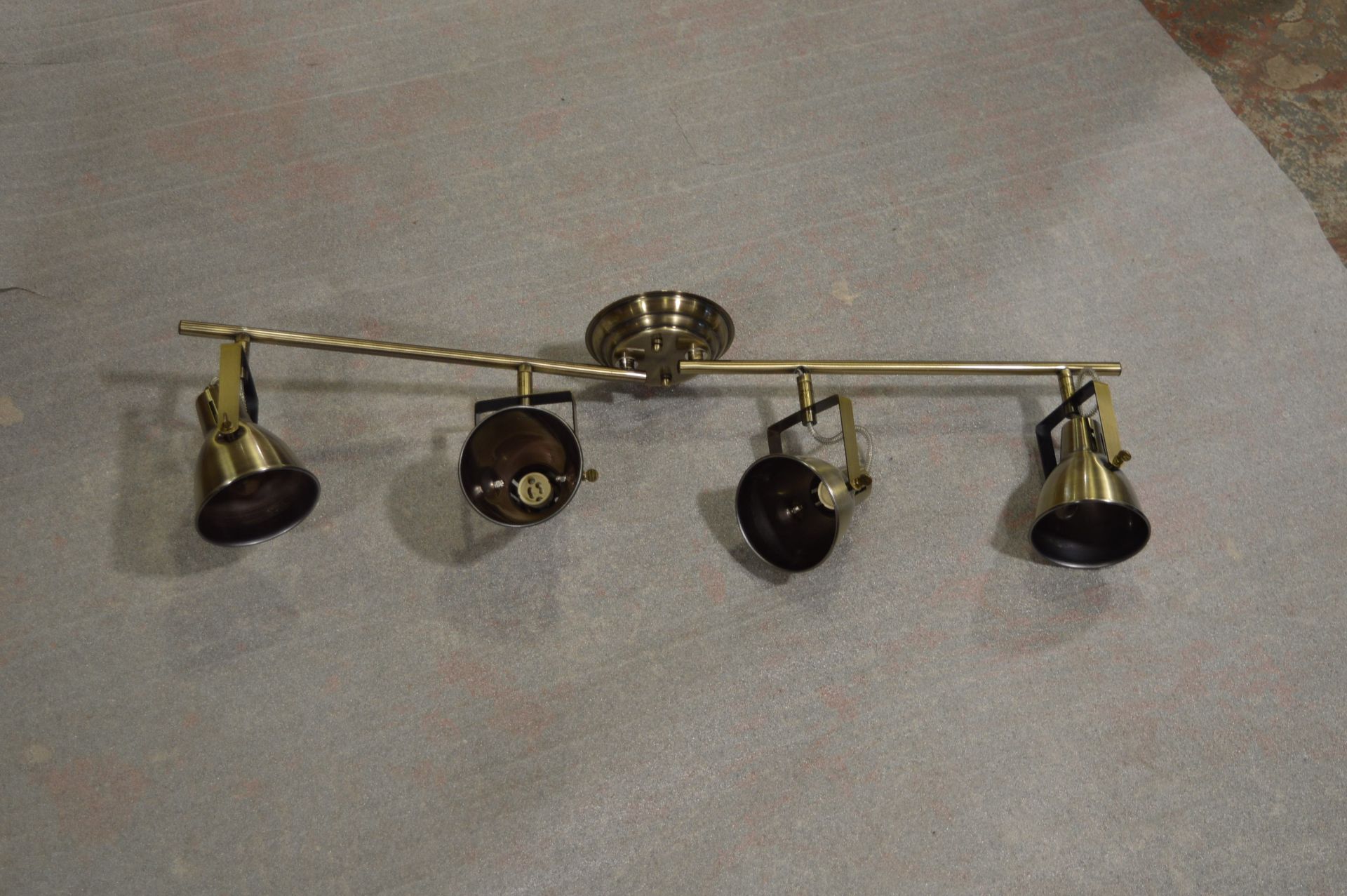 *Brushed Brass Effect Ceiling Light