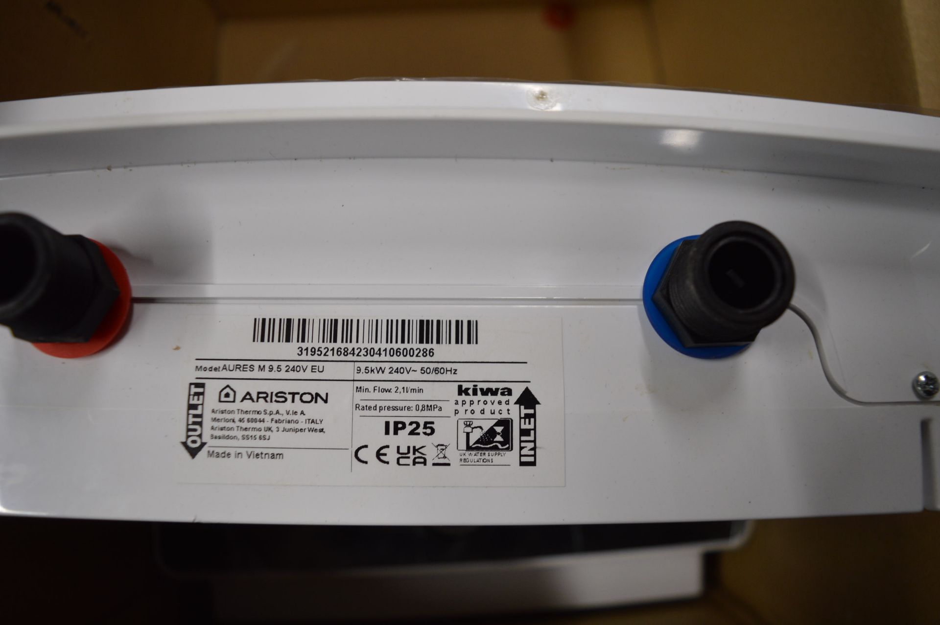 *Two Ariston Aures Multi Instantaneous Electric Water Heaters (Salvage) - Image 2 of 2