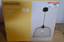 *Black Pendant Light